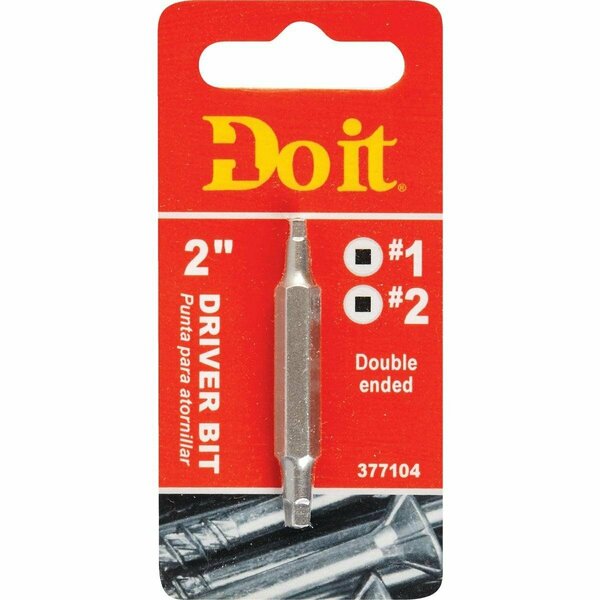 All-Source #1 Square Recess Double-End Screwdriver Bit 308641DB